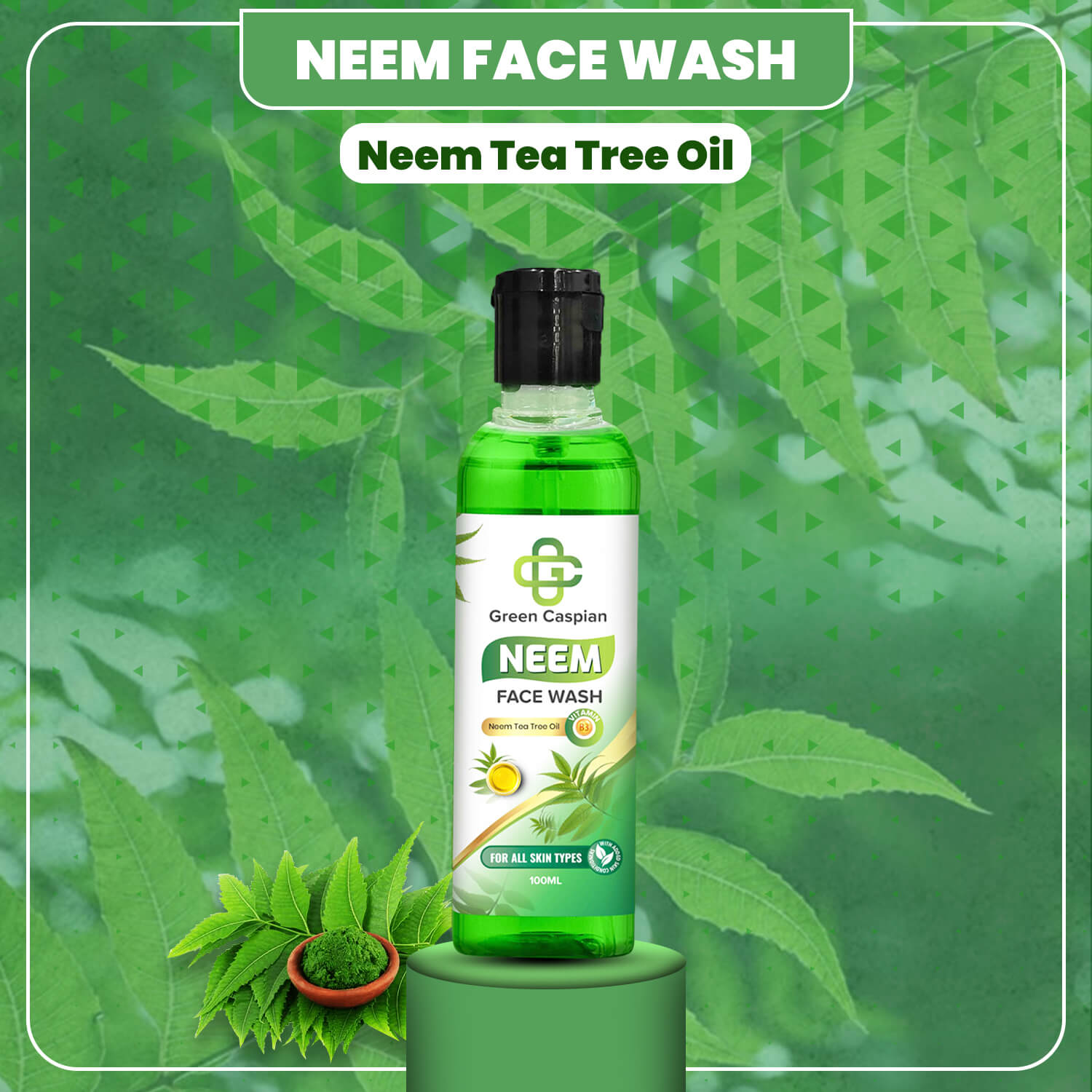 Green Caspian - Neem Face Wash Green Caspian - Neem Face Wash